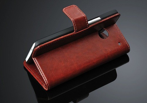 Luxury Card Slots Purse PU Leather Wallet Flip Stand Cover Case For HTC ONE M9 - Picture 6 of 9