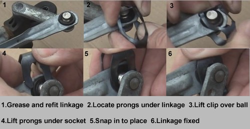 Se adapta a Ford Focus MK2 2005-11 limpiaparabrisas acoplamiento reparación 2x placas 2x clips - Imagen 9 de 12