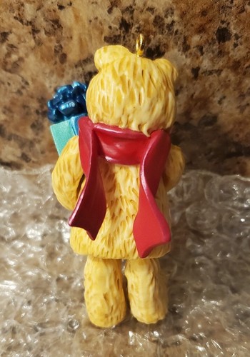 Hallmark Keepsake Grandchilds First Chistmas Teddy Bear Ornament 2005🧸 - Picture 3 of 14