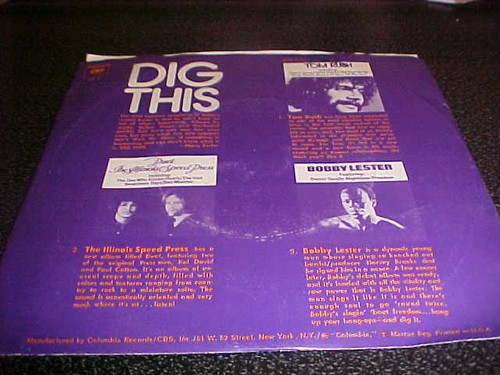 Dig This 45 record EP Columbia various Artists Carl perkins, NRBQ Tom Rush 1970 - Picture 2 of 3