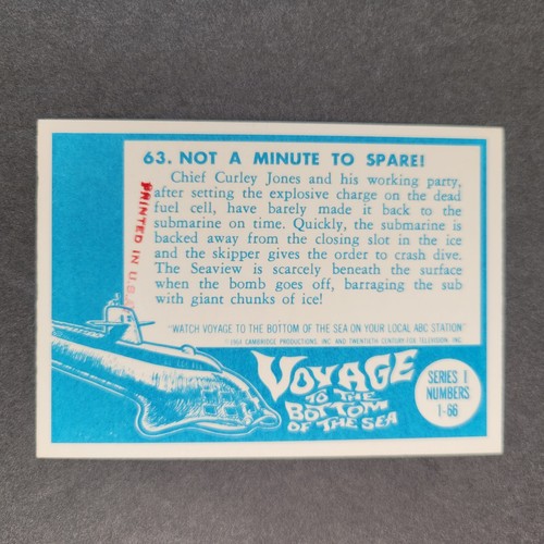 TARJETAS DE VIAJE AL FONDO DEL MAR tu elección alto grado más nuevo montado - como nuevo 1965 - Imagen 127 de 133