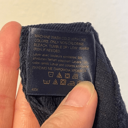 Brooks Brothers Corduroy Navy Mini Skirt Size 10 - Picture 10 of 10