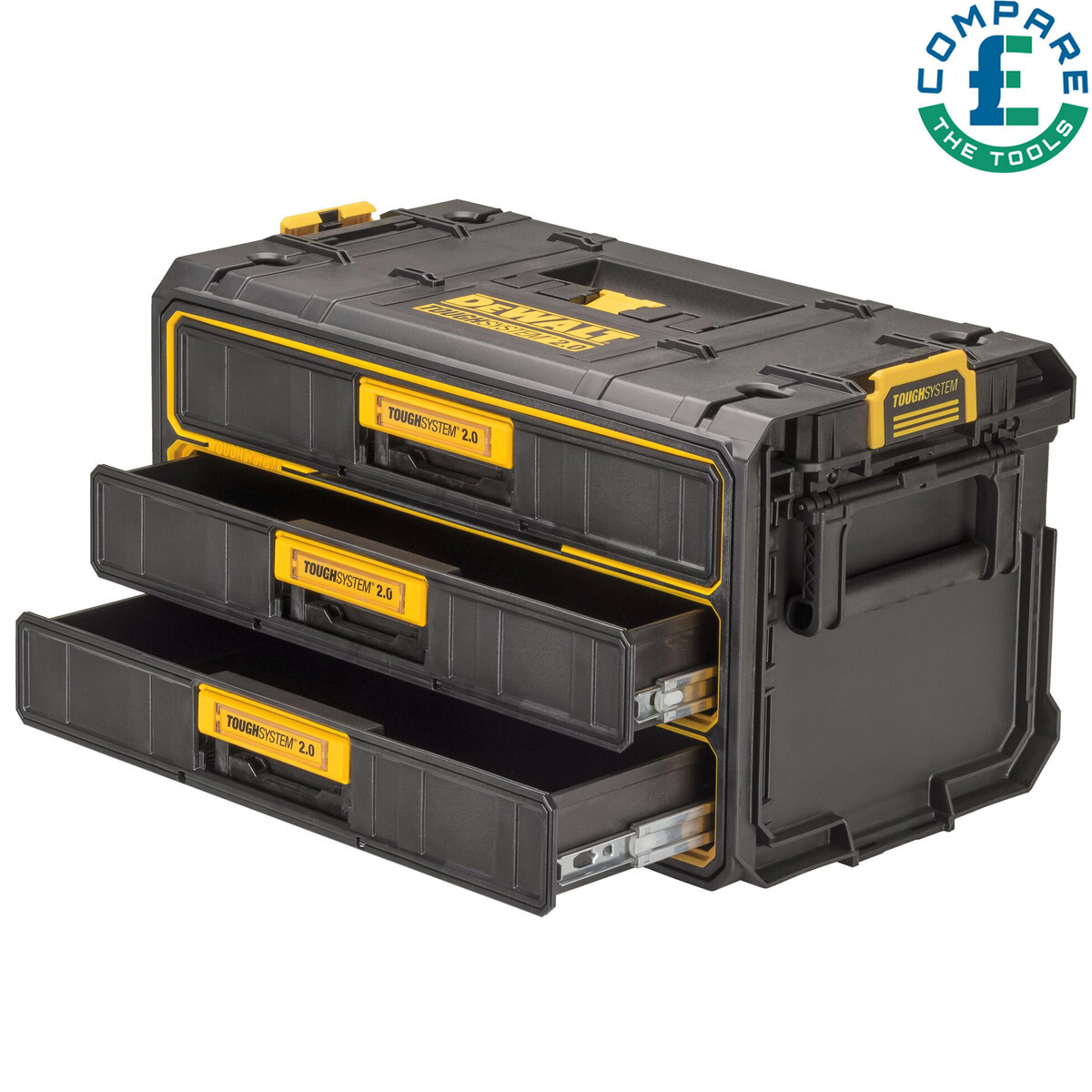 Dewalt DWS183301 DWST08330-1 Toughsystem 2.0 Three Drawer Toolbox - Image 5