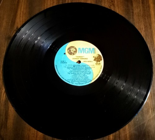 Donny Osmond "DONNY" Vinyl LP Album with Photo 1974 MGM Records Kolob Pop Music - Imagen 9 de 12