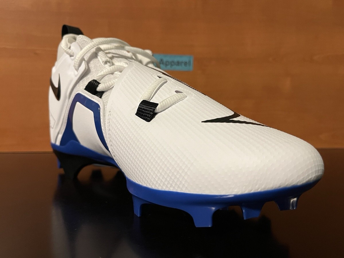 Nike Alpha Menace Elite 3 Mens 10.5 Football Cleats White Black Blue CT6649-101 Nike Alpha Menace Pro 3 Football Cleats White Royal Blue Men  main image 3