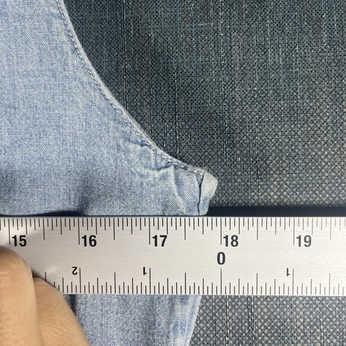 Pepe London Womens Top Size L Cotton Jeans Blue - Picture 8 of 14