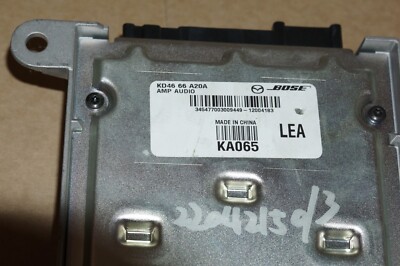 Mazda CX-5 KE model BOSE Amplifier KA065 OEM Genuine KD46 66 A20A