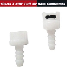 10Sets Blood Pressure NIBP Cuff Air Hose Connector For Marquette Protocol  GE US