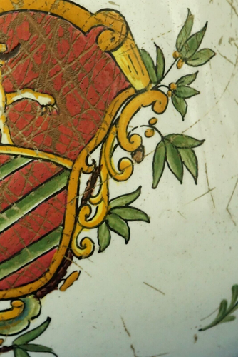 VEUVE PERRIN Jarra de cerámica jarrón escudo medieval Marsella Francia 1700 XVIII - Imagen 21 de 24
