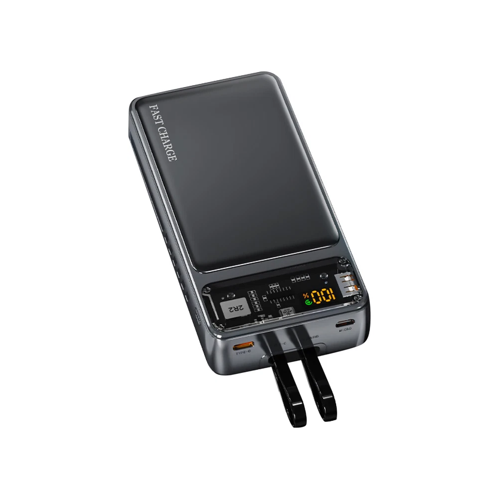 Power Bank Case Kit Shell Cover LCD Display DIY  For 22.5W 1260110 Battery