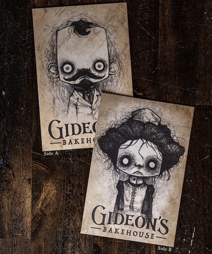 Tarjeta coleccionable de menú de edición limitada Gideon’s Bakehouse Metal Cookie Tin versión 2 - Imagen 4 de 10