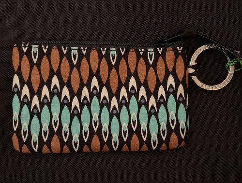 Vera Bradley Zip ID Sierra Stream Case with Key Ring - New with Tag - Picture 2 of 7