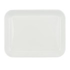 Rectangular White Enamel Tray 34 cm by Ib Laursen