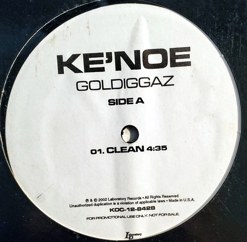 Ke'noe–Goldiggaz 12" Single (Promo), 2004 Laboratory NM! - Picture 2 of 2