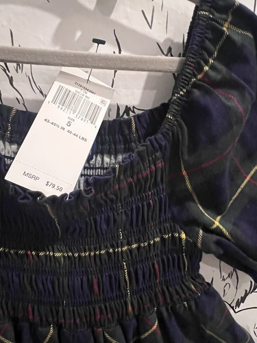 Polo Ralph Lauren Girls | Short Sleeve Smocked | Holiday Dress 5 - Picture 3 of 4