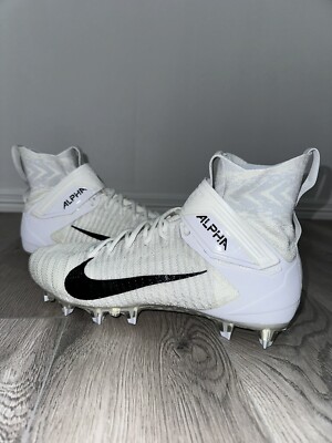 Nike Alpha Menace Elite 2 Flyknit Football Cleats AO3374-101 Size 11 New Men s