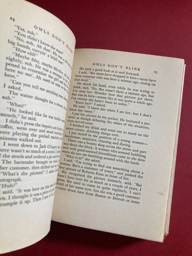 Owls Don’t Blink A.A. Fair (Erle Stanley Gardner), 1942 First Ed, William Morrow - Picture 23 of 24