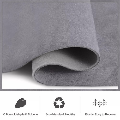 Gray Suede Headliner 79"X59" original factory Material Car Inner Roof Fixing 3mm - Picture 11 of 17