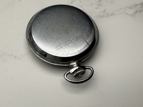 Nice Chronometer Pocket Watch - Steel- Made in France - Does not work -AF08-1675 - Picture 10 of 11