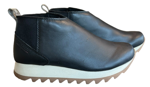 Merrell Alpine Chelsea Boots Women 7 Black Synthetic Leather Slip On Gorpcore - Picture 4 of 13