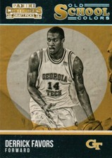 2015-16 Panini Contenders Old School Colors #45 Derrick Favors (2018-0909)