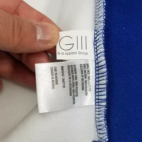 NFL GIII Sz XL Indianapolis Colts Full Zip Jacket Embroidered Fleece Lined Blue - Picture 7 of 8