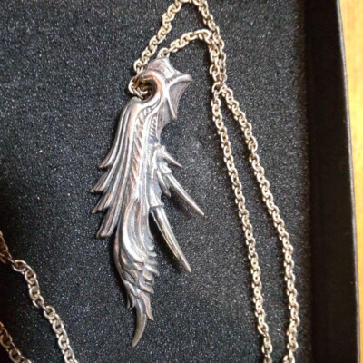 Final Fantasy VII Sephiroth Silver 925 Pendant Necklace 450mm