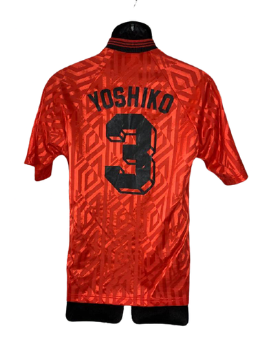 Umbro Men’s Bako-Bako Jersey Yoshiko #3 Adult Medium Red Made in USA - Picture 5 of 8