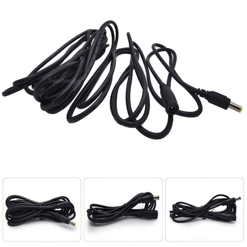 18 AWG 5,5x2,1 mm Buchse auf Stecker DC Stromanschluss Klinke Adapter Verlängerungskabel - Bild 2 von 8