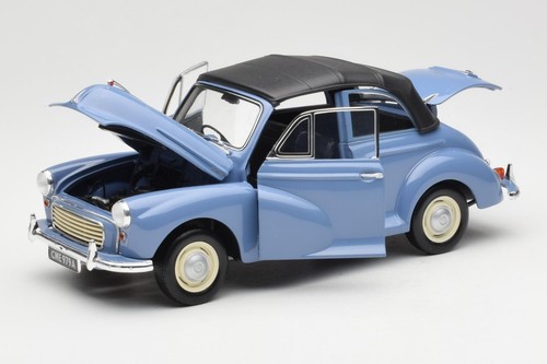 150137030 Morris Minor Cabriolet Cabriolet Blue Minichamps 1/18 - Foto 2 di 8