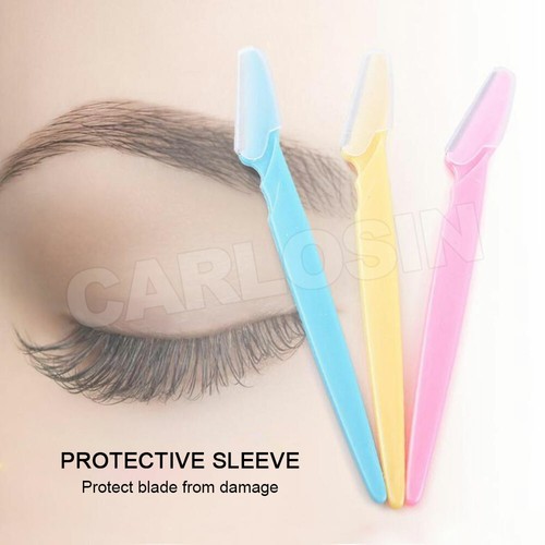 Facial Eyebrow Razor Trimmer Shaper Shaver Blade Knife Hair Remover inkle AU - Picture 5 of 16