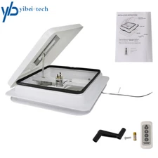 RV Roof Vent Fan Kit 14 inch For Camper Trailer Universal Lid Interior Garnish