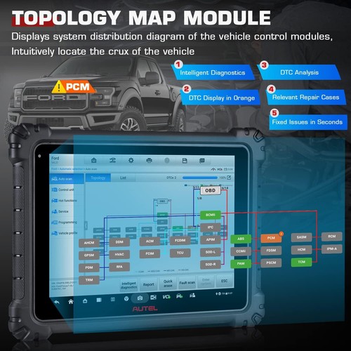 2025 Autel MaxiSys ULTRA Lite Topology Diagnostic Scanner Advanced Programming - Picture 5 of 34