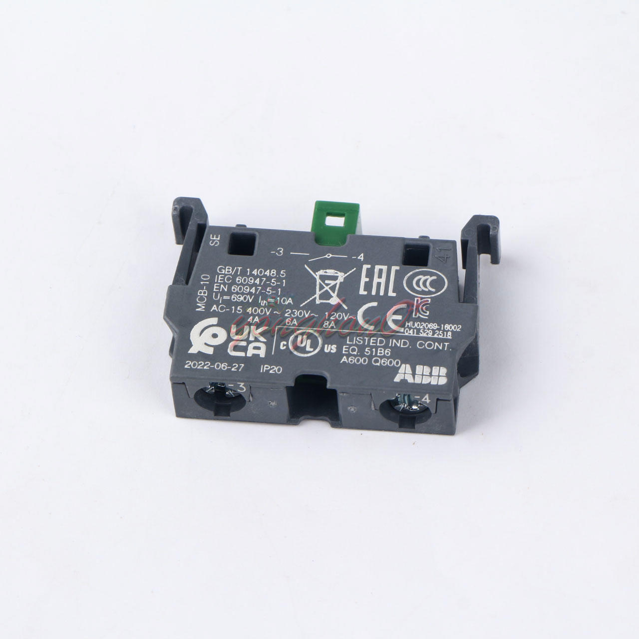 1Pcs ABB Control Joystick Switch MJS6-40B with 4 MCB-10 Contacts Reset Type NEW
