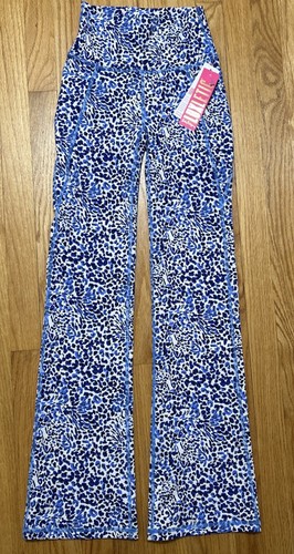 NWT! Lilly Pulitzer Luxletic Pants Carpe Vita Flare Leggings Twisted Up Size XS - 第 1/11 張圖片
