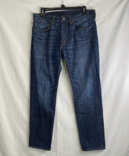 J Crew Jeans Mens 32x30 Blue 484 Slim Fit Kaihara Japanese Denim Fits 32x29 - Picture 3 of 16
