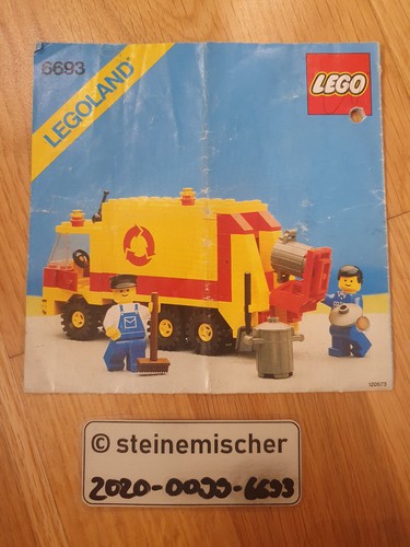 LEGO 6693 - Refuse Collection Truck Garbage Collection Recycle - 100% complete OBA - TOP - Picture 2 of 5
