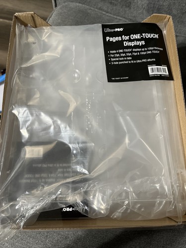 Ultra Pro Pages for One Touch Holders 23pt - 100pt 4 per Page- 5 Pages Total - Bild 2 von 2