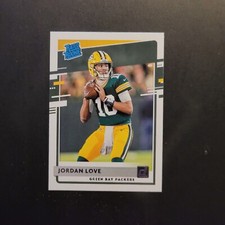 2020 Panini Donruss Jordan Love Rated Rookie, Rc #304, Green bay,