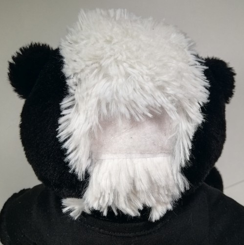 Build A Bear Stinktier weiches Plüsch Kuscheltier mit Outfit schwarz T-Shirt Fliege - Bild 7 von 8