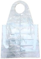 Poly Apron- Heavyweight- 28" x 46"- 100 count- Folded