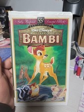 Bambi: 55th Anniversary Walt Disney's Masterpiece (VHS, Limited Edition)
