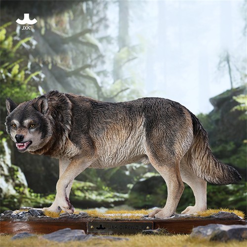 JXK 1/6 Figura Lobo GK Animal Modelo Escena Decoración Navidad Regalo Juguetes - Imagen 4 de 15