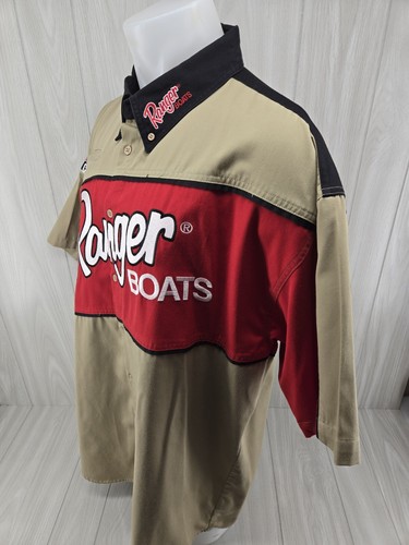 VTG Kudzu Ranger Boats Bass Fishing Button Down Shirt Sz 4XL - Picture 4 of 9