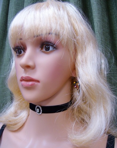 Alle Größen Halsband Kamee Kragen schwarz Samt Intaglio Coquette Lolita Regency - Bild 2 von 7