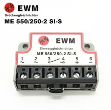 EWM Einweggleichrichter ME 550 250-2 SI-S Ship Motor Brake Rectifier module--