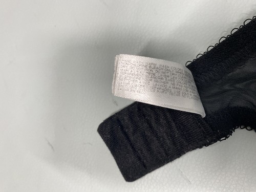 Vintage BH GR 36C schwarz silber WACOAL Softcup Bügel Spitze transparent 855237 - Bild 8 von 18