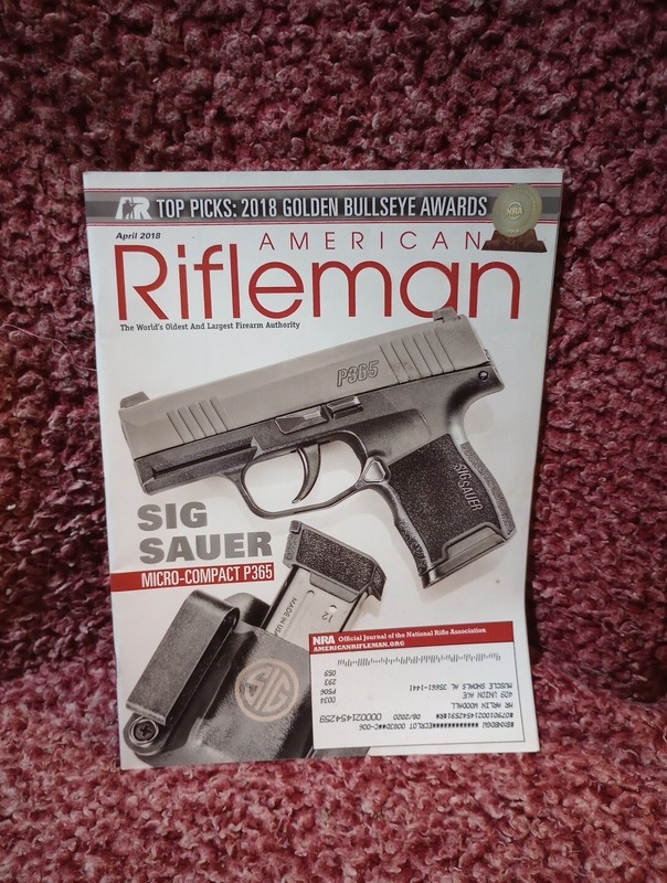 American Rifleman Magazine April 2018 issue