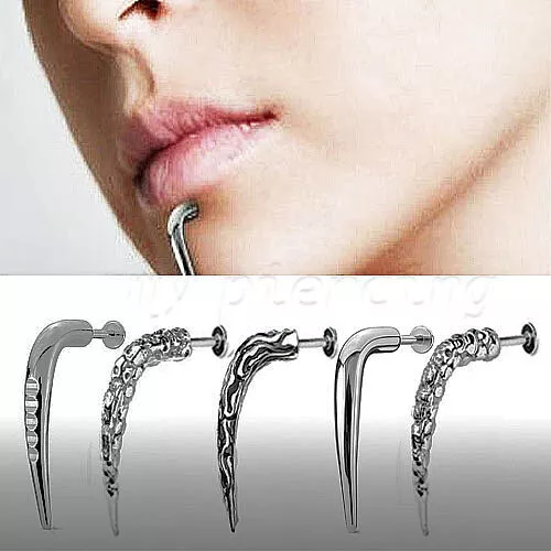 Long 2024 labret jewelry