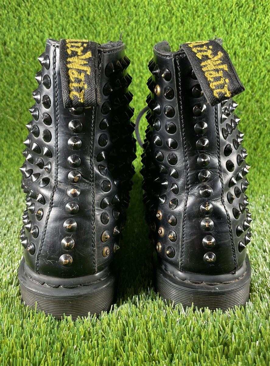 🔥Dr. Martens Leather Spike Studded Boots Unisex UK 9 | US